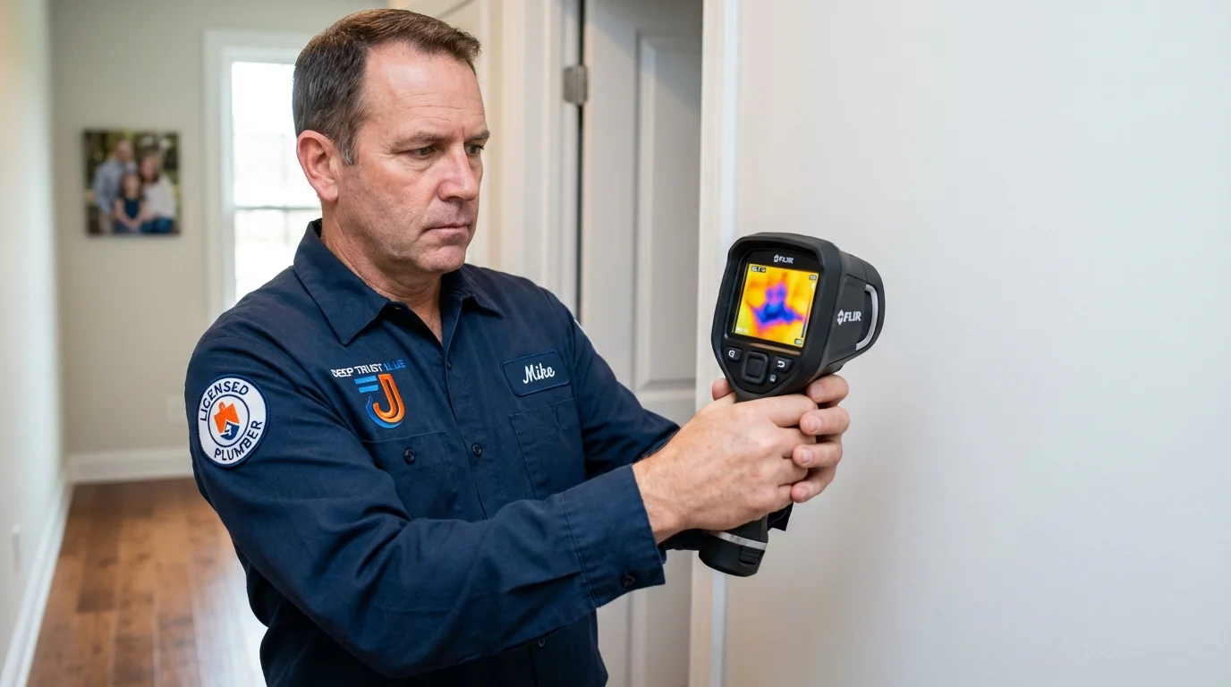 Thermal imaging leak detection by Johns Plumbing LLC in Reno